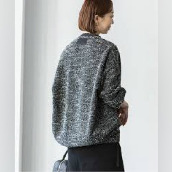 Cog The Big Smoke Hayden Cardigan in Black Pepper - Picture 4 of 16